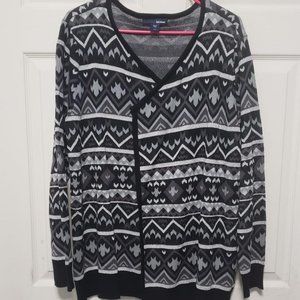 Basic Editions Open Front Cardidan size L